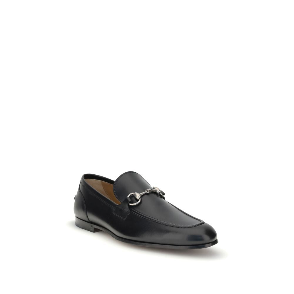 Loafers Gucci Jordan en cuir noir