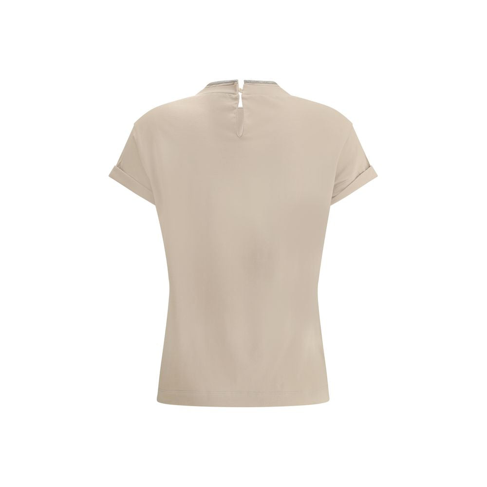 T-shirt Brunello Cucinelli regular bleu