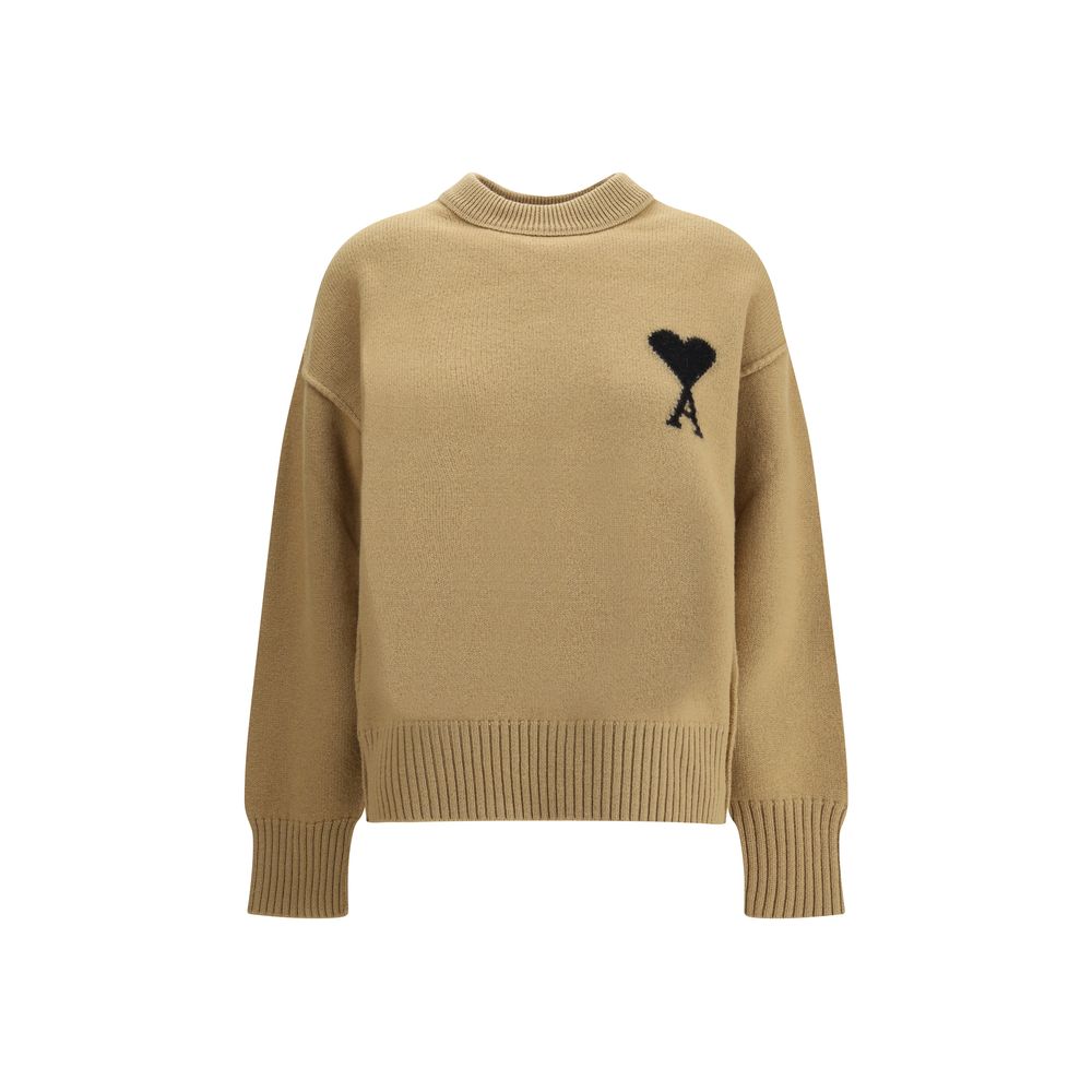 Sweater Ami Paris De Coeur noir