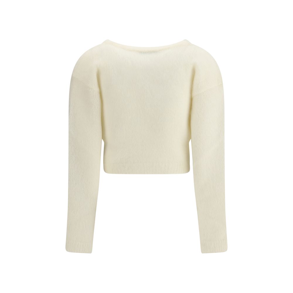 Cardigan Alessandra Rich brodé beige