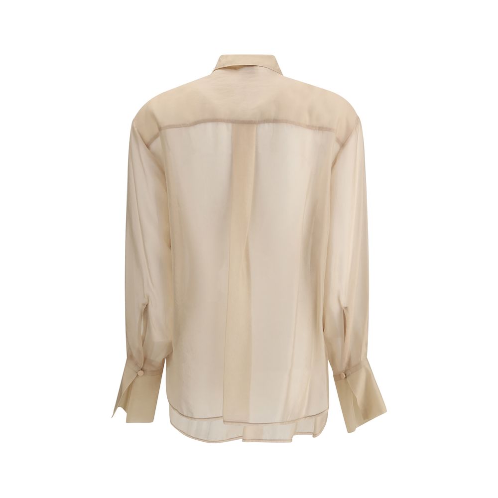 Chemisier forte_forte Organza blanc