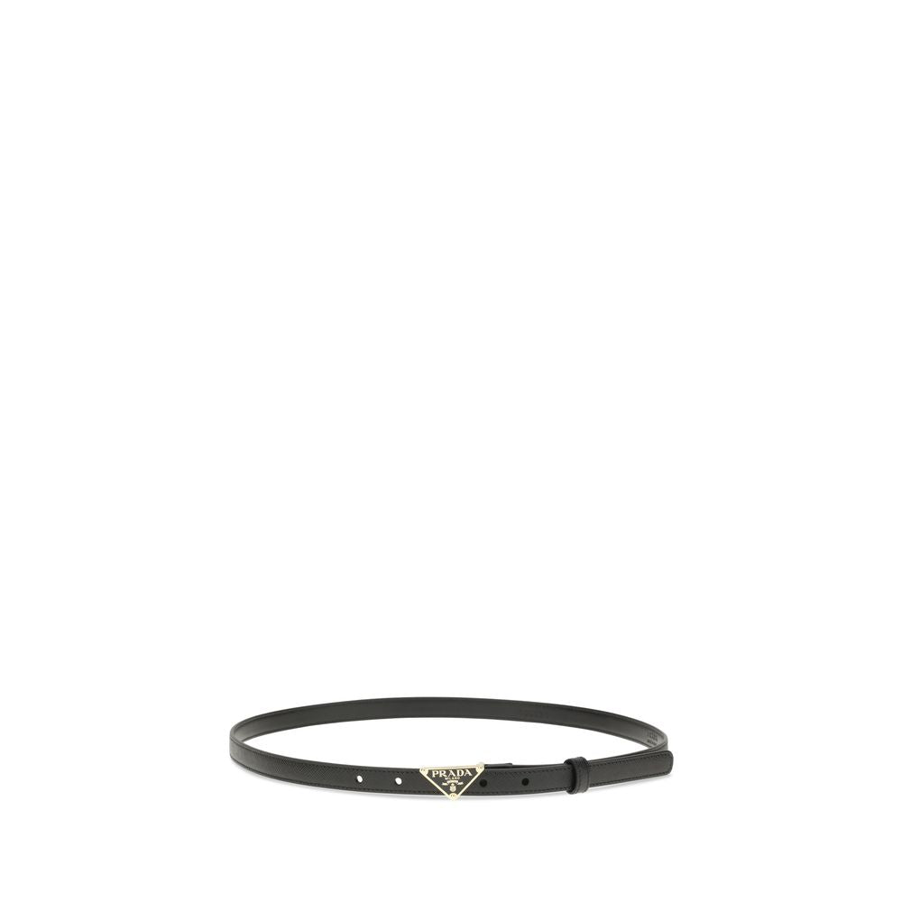 Ceinture Prada Saffiano noire
