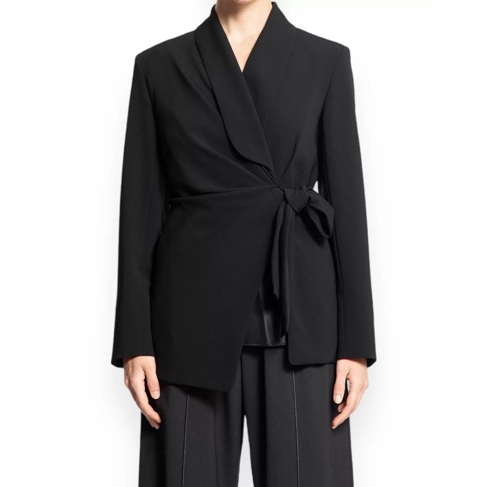 Veste Comma asymétrique noire
