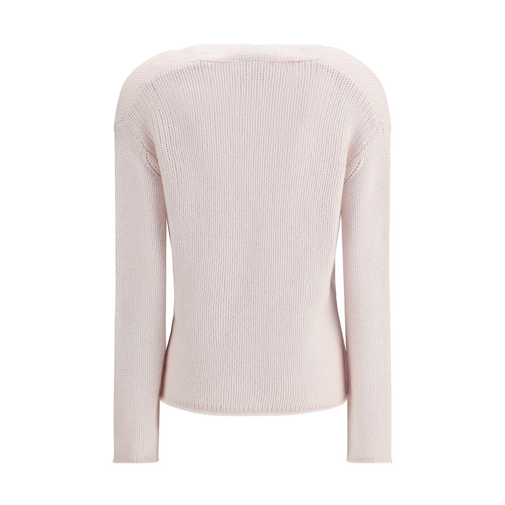 Pull forte_forte V-neck gris