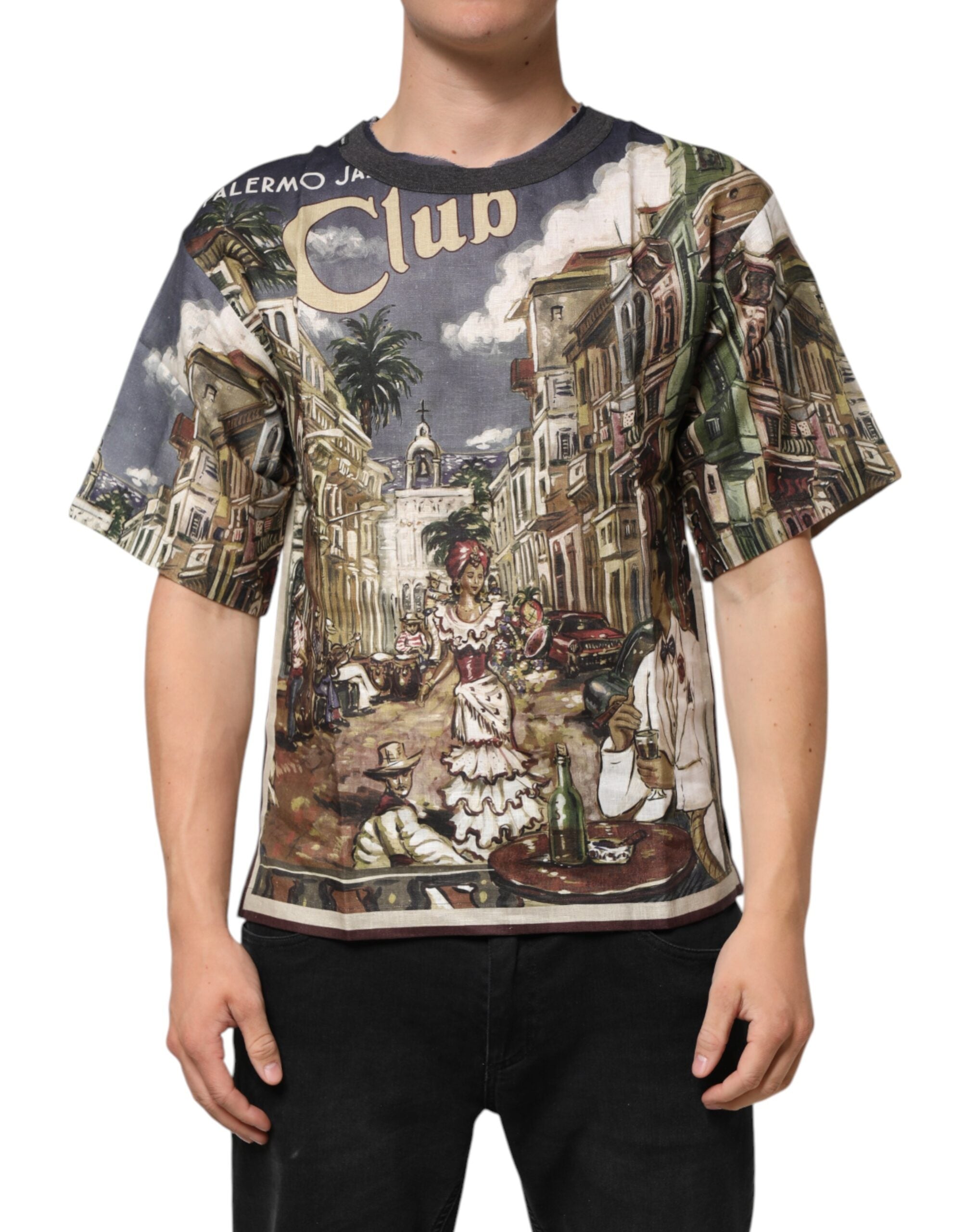 T-shirt Dolce & Gabbana Palermo multicolore