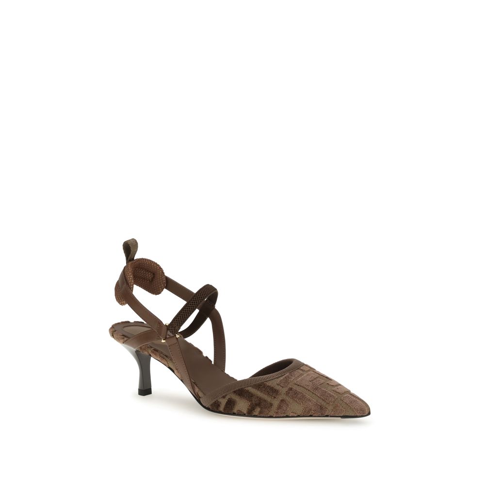 Pumps Fendi Colibri imprimées FF