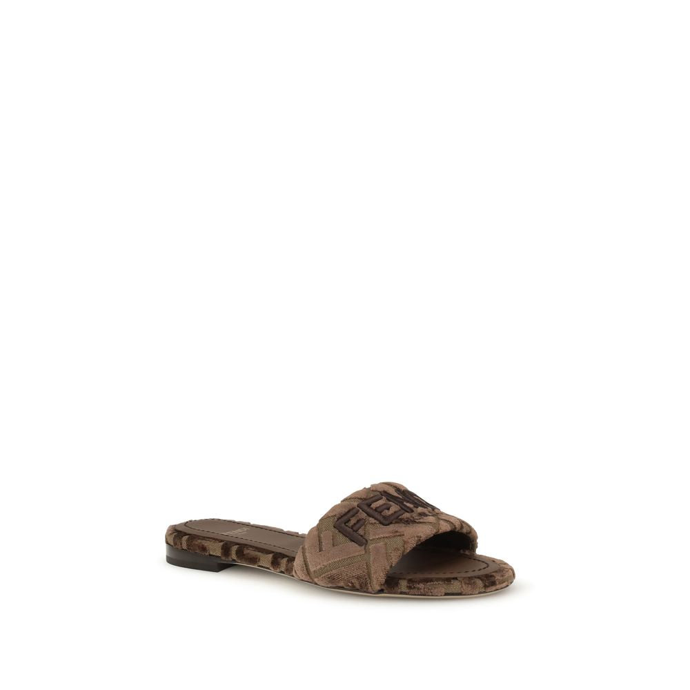Sandales Fendi Sunshine blanches