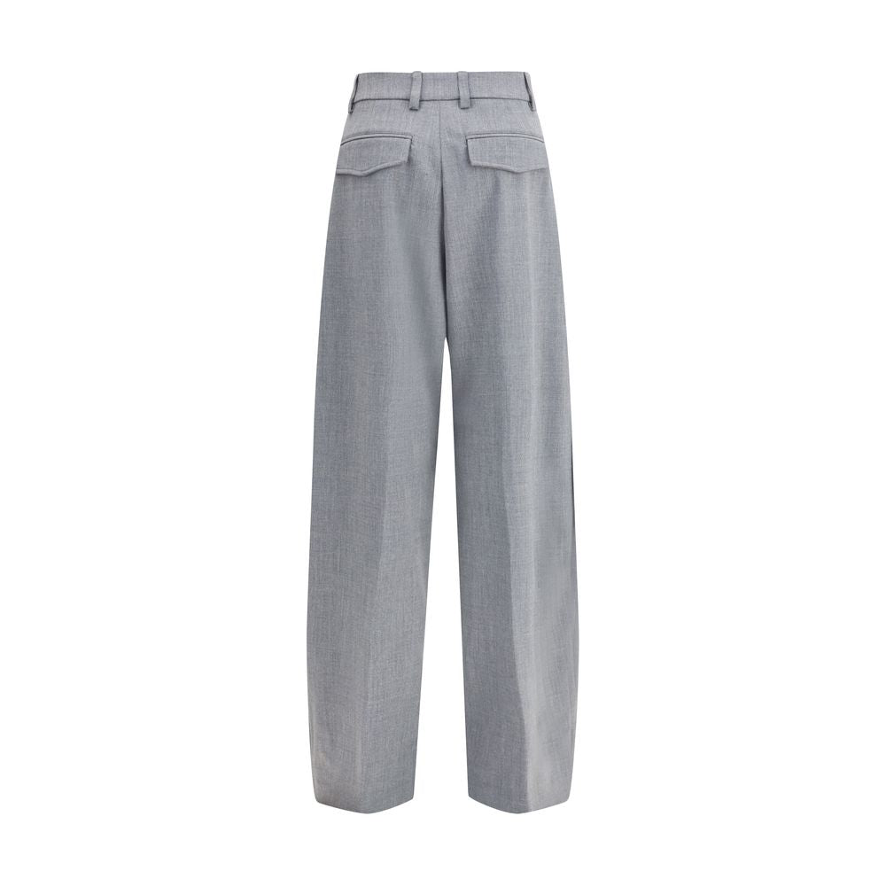 Pantalon The Latest à pinces gris