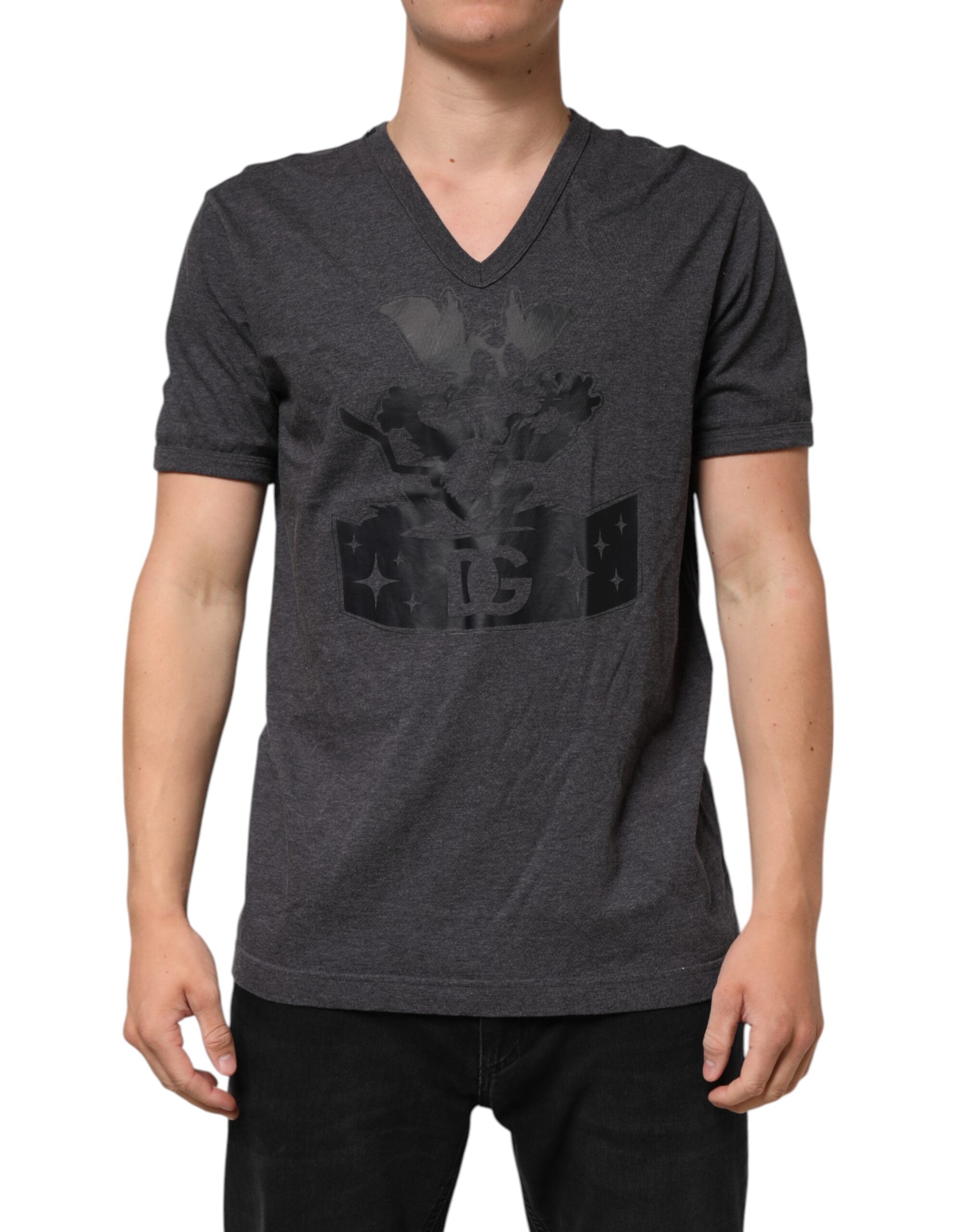 T-shirt Dolce & Gabbana V-Neck noir