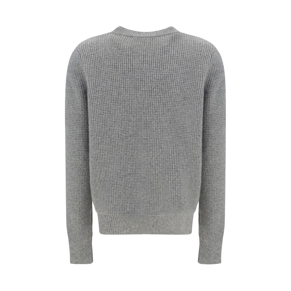 Pull Maison Kitsuné gris chiné
