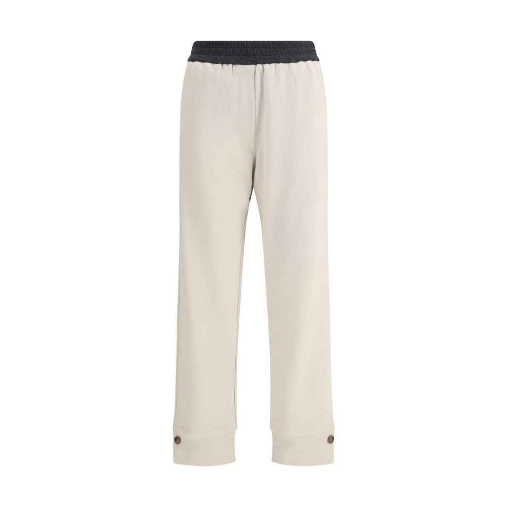 Pantalon Brunello Cucinelli Smooth Plush beige