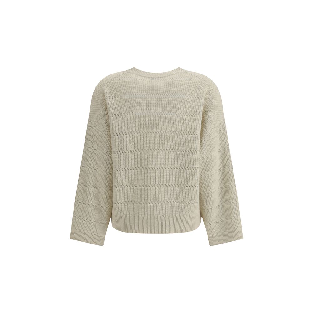 Pull Brunello Cucinelli Dazzling gris