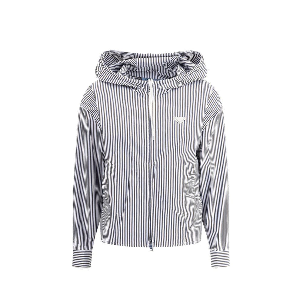 Veste Prada rayée bleue