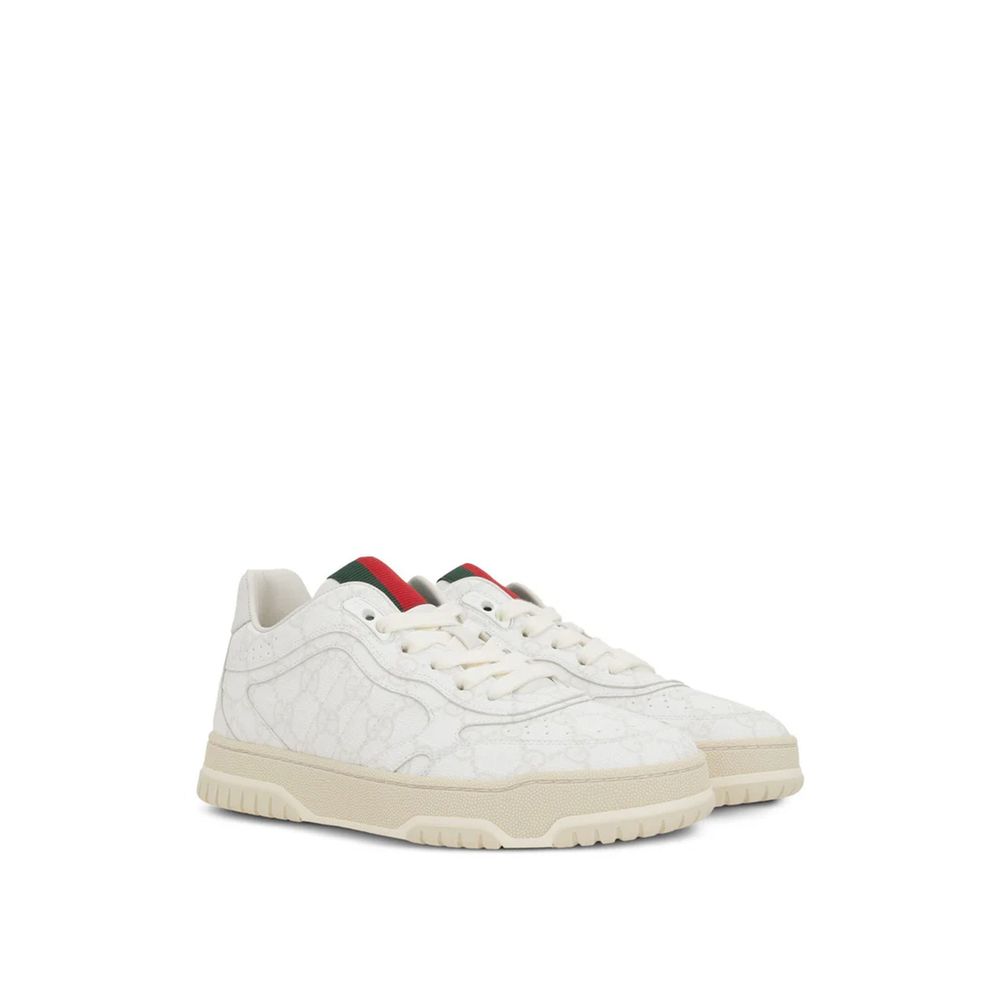 Baskets Gucci Re-Web blanches