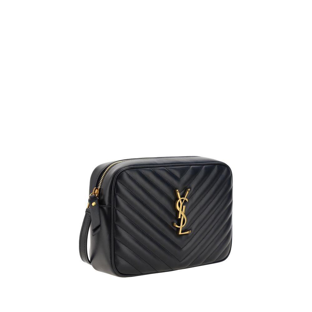 Sac à bandoulière Saint Laurent LouLou noir