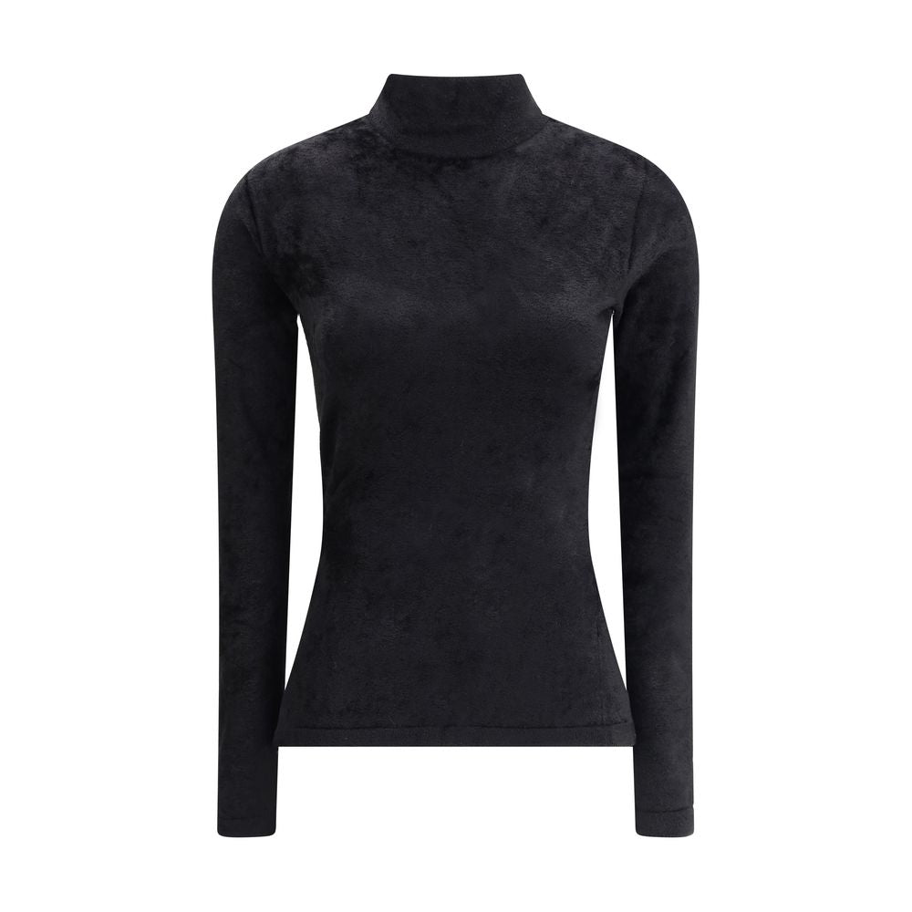Top Versace Chenille noir