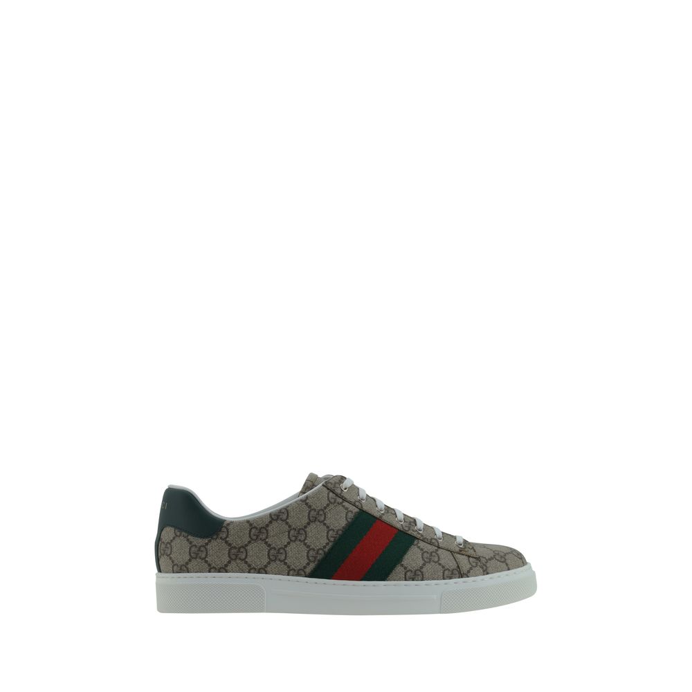 Baskets Gucci GG jacquard blanches