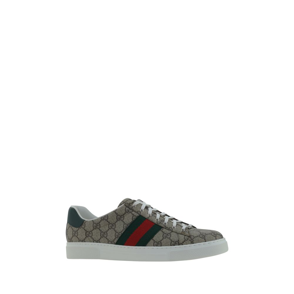 Baskets Gucci GG jacquard blanches
