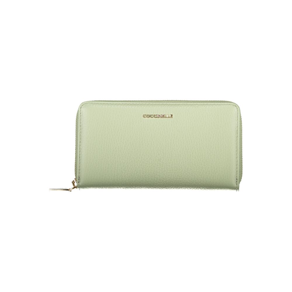 Portefeuille Coccinelle Metallic Soft vert