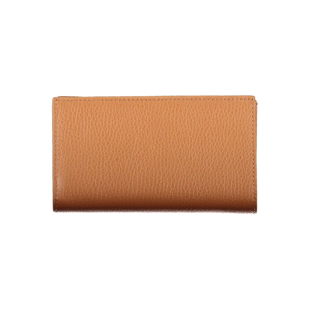 Portefeuille Coccinelle Metallic Soft marron