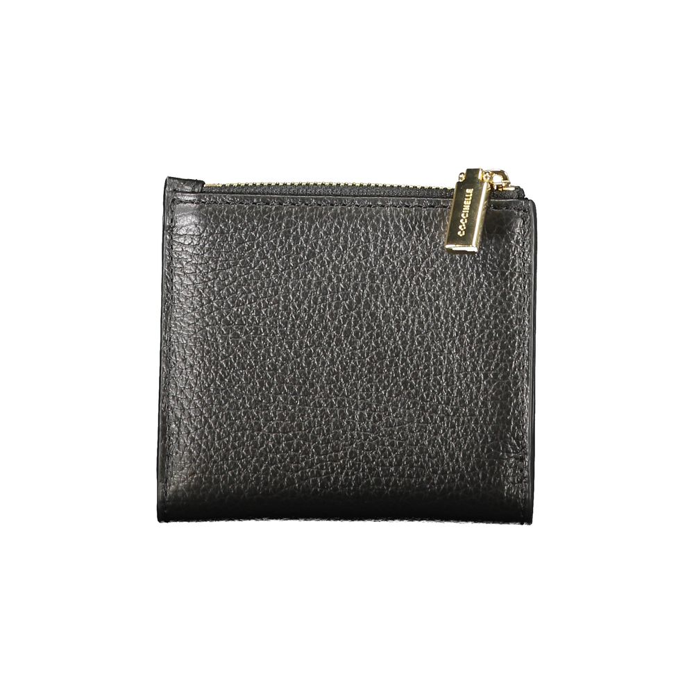 Portefeuille Coccinelle Metallic Soft noir