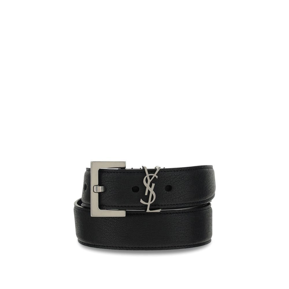 Ceinture Saint Laurent marron
