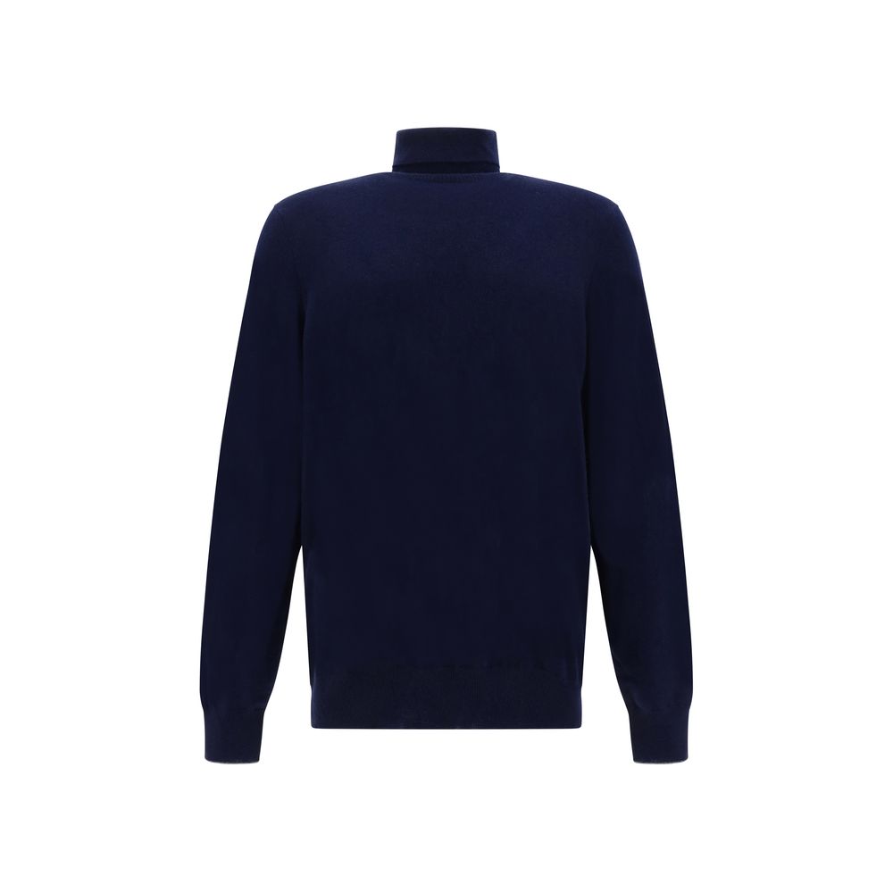 Pull Brunello Cucinelli col roulé monochrome
