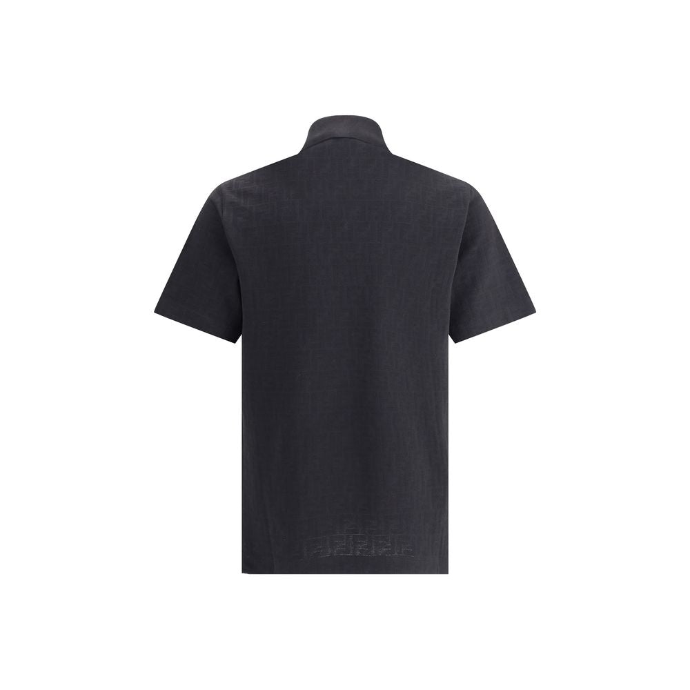 Polo Fendi FF jacquard noir