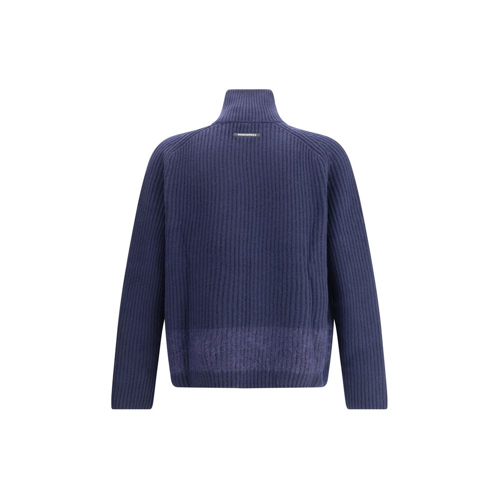 Cardigan Dsquared2 à zip noir