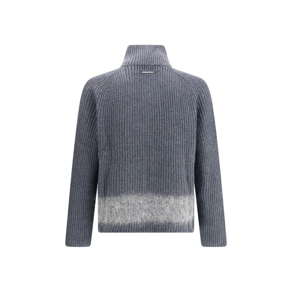 Cardigan Dsquared2 zip gris