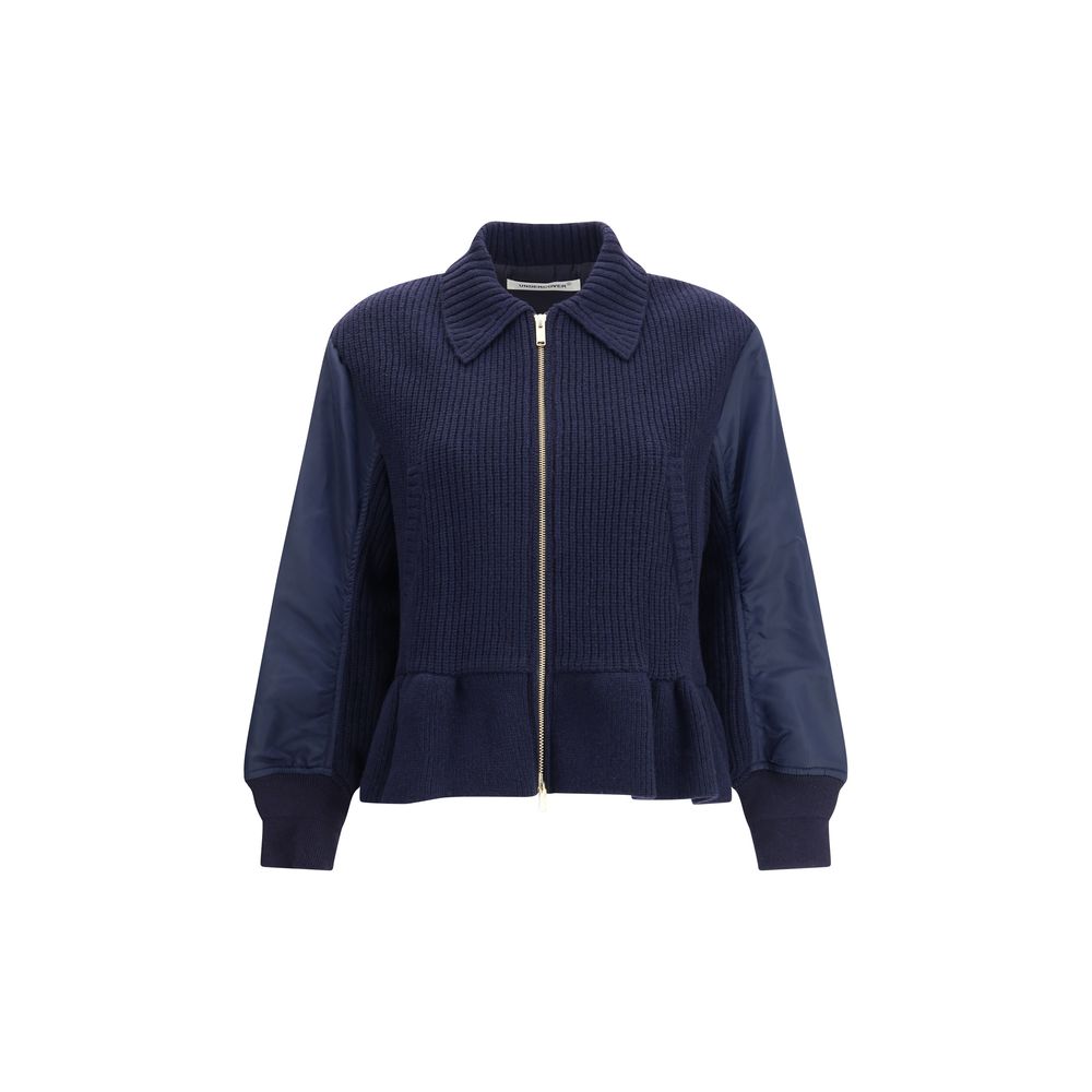Veste bomber Undercover avec inserts en laine noire