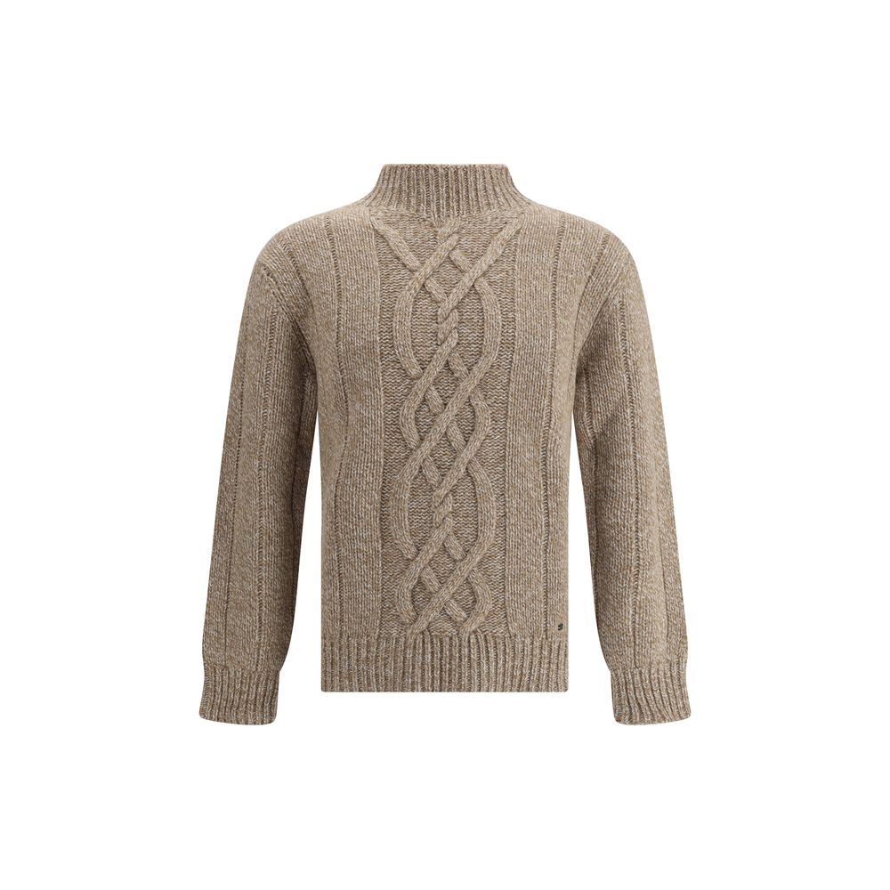 Pull Brooksfield Woven Yarn beige