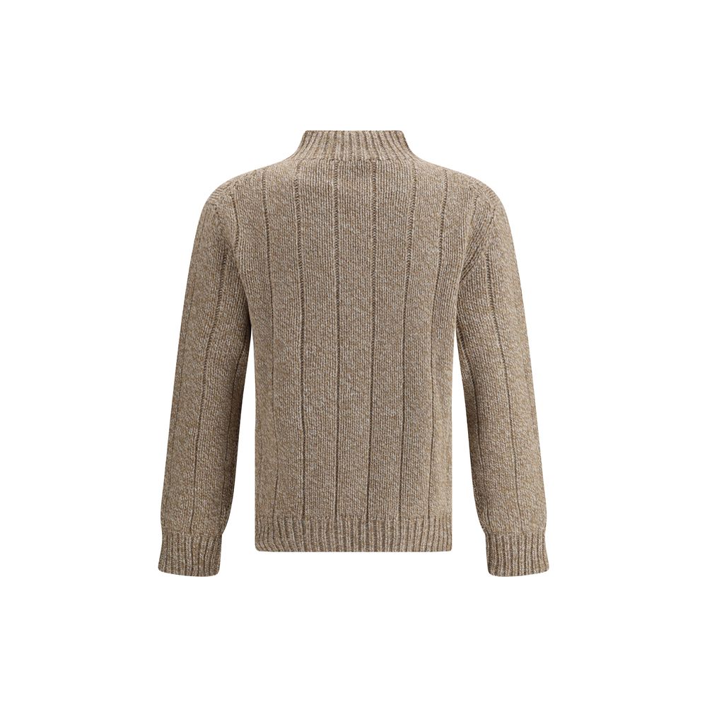 Pull Brooksfield Woven Yarn beige