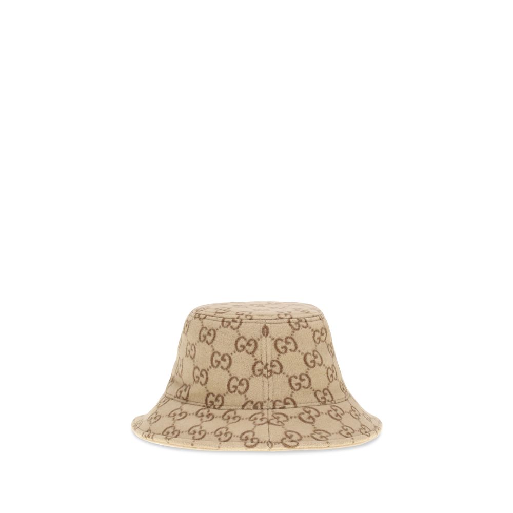 Chapeau Gucci GG jacquard en laine