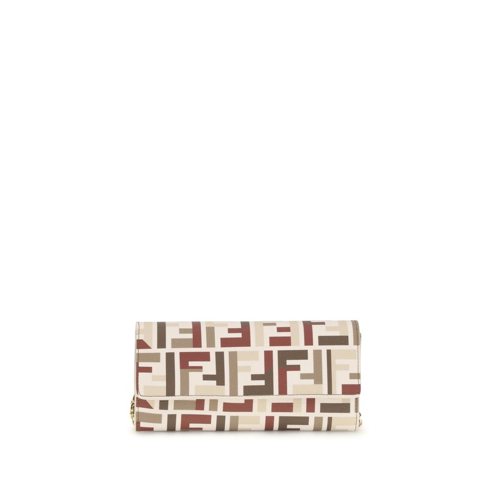 Portefeuille Fendi Continental Baguette imprimé FF