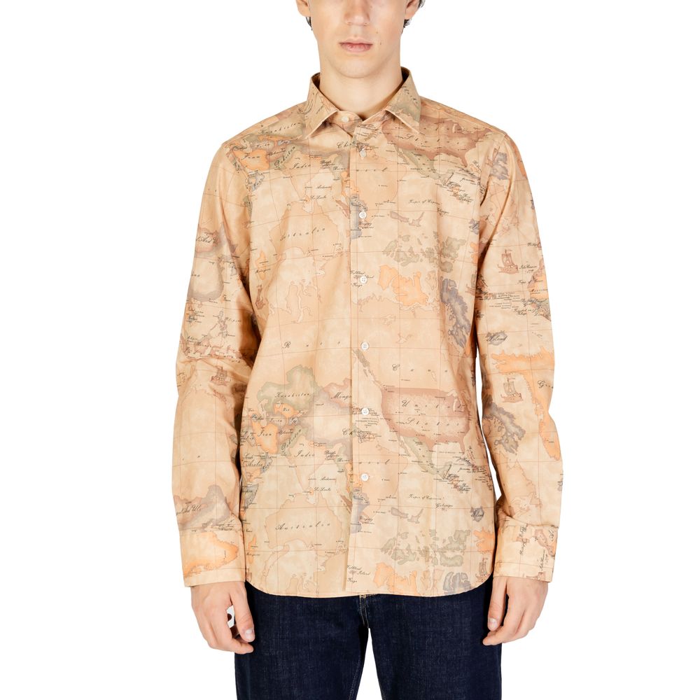 Chemise Alviero Martini beige Geo Classic