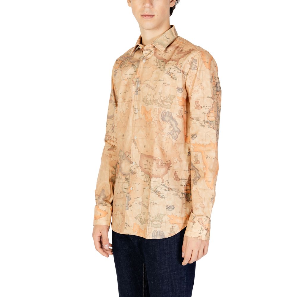 Chemise Alviero Martini beige Geo Classic