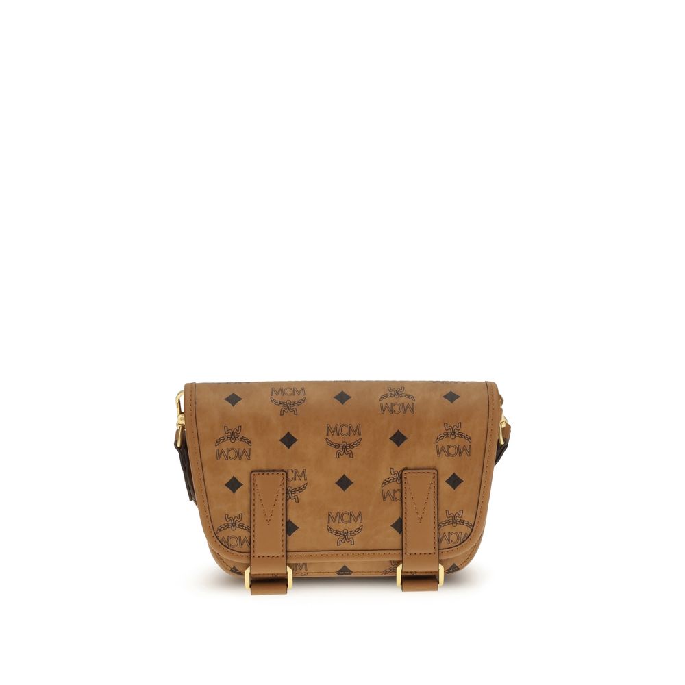 Sac à bandoulière MCM Aren mini beige