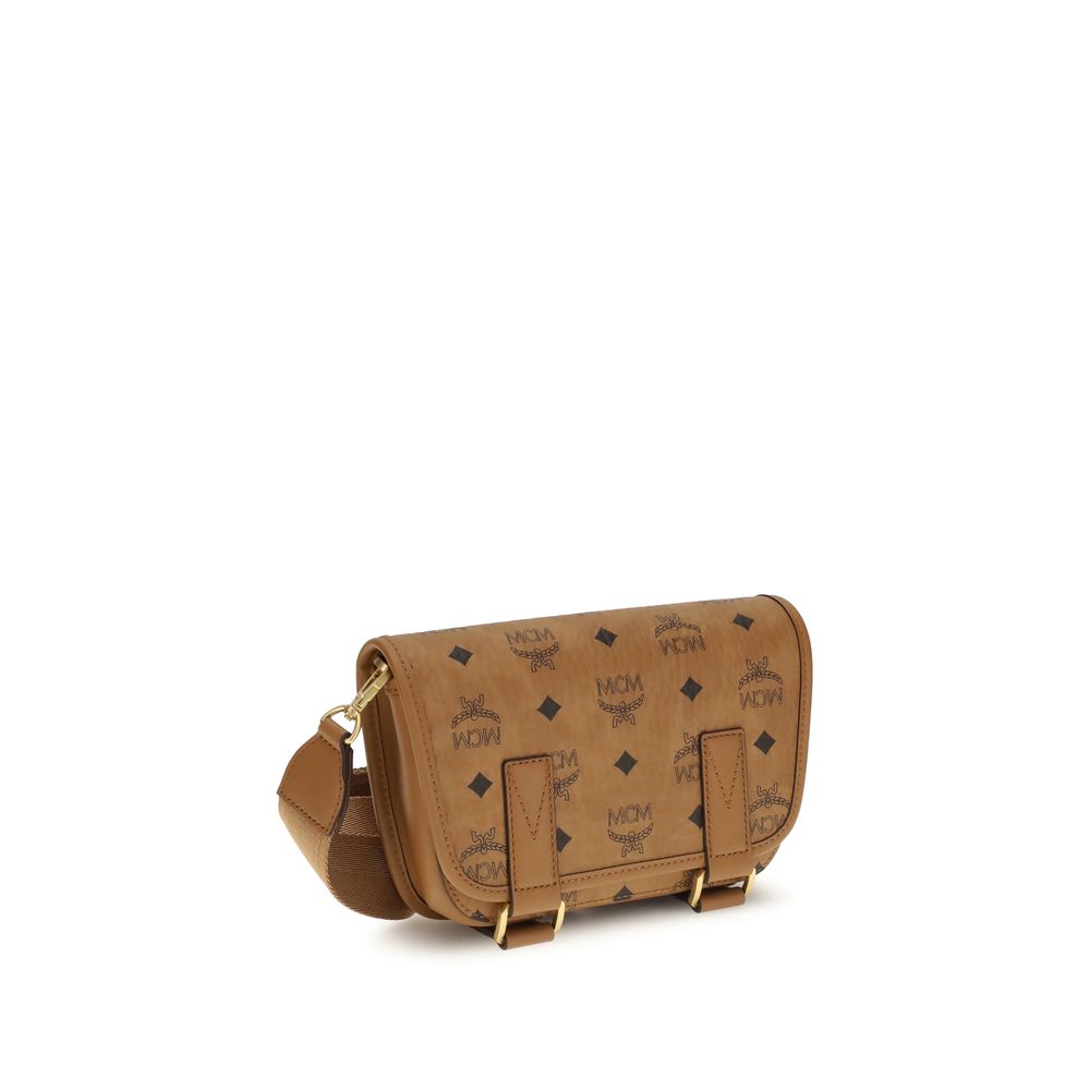 Sac à bandoulière MCM Aren mini beige