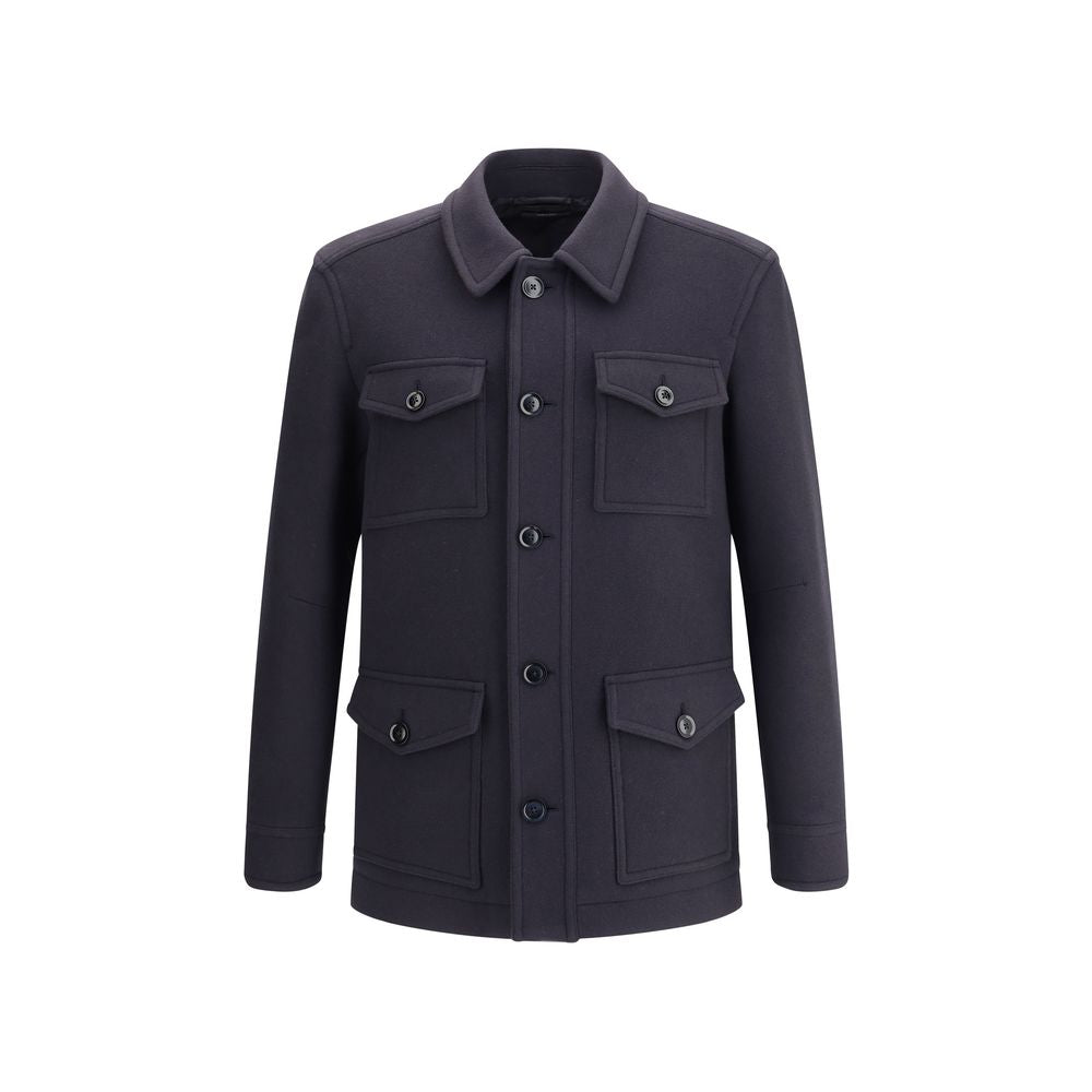 Manteau Tom Ford en laine noir