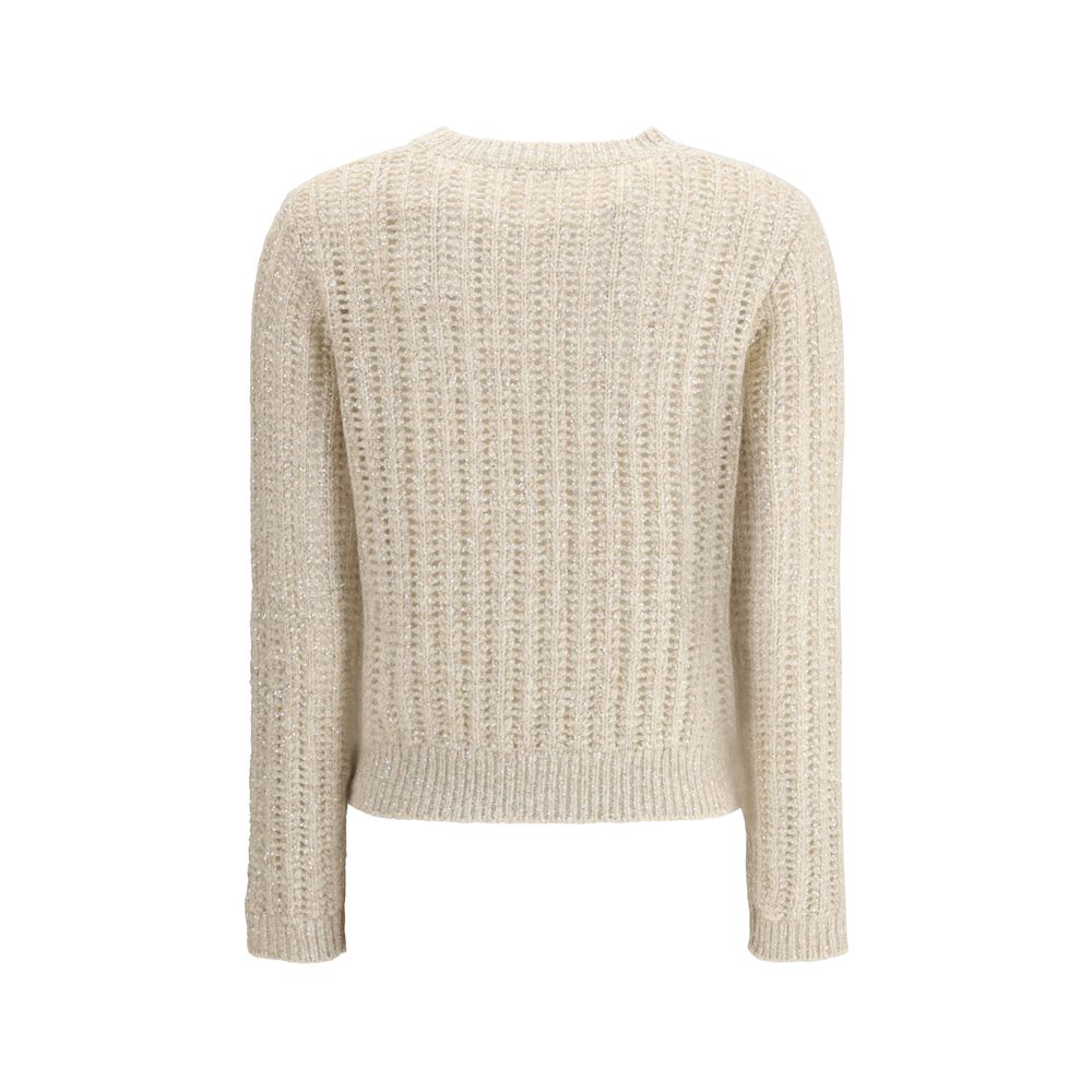 Pull Brunello Cucinelli lambswool beige