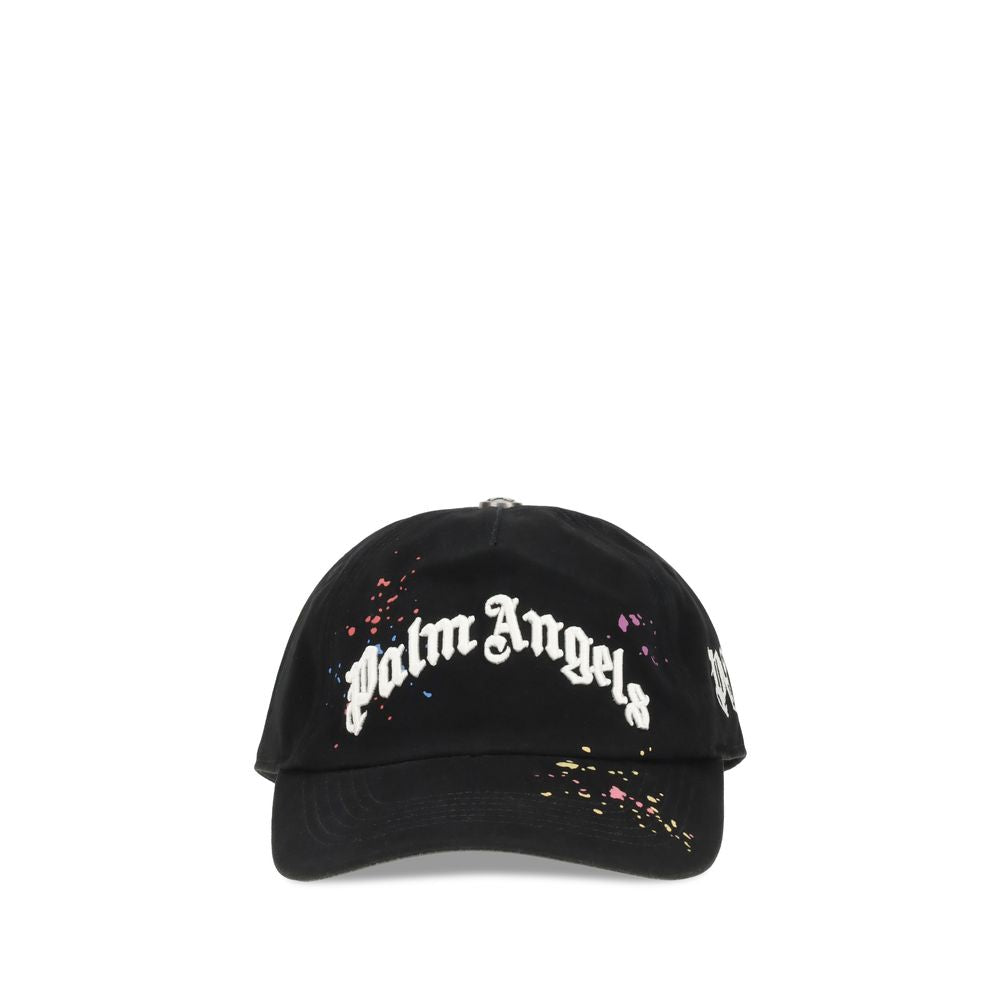 Casquette Palm Angels Effet Peinture noire