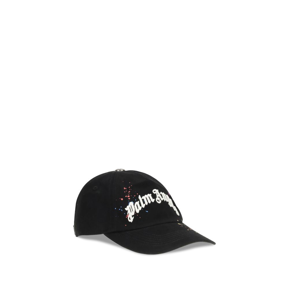 Casquette Palm Angels Effet Peinture noire