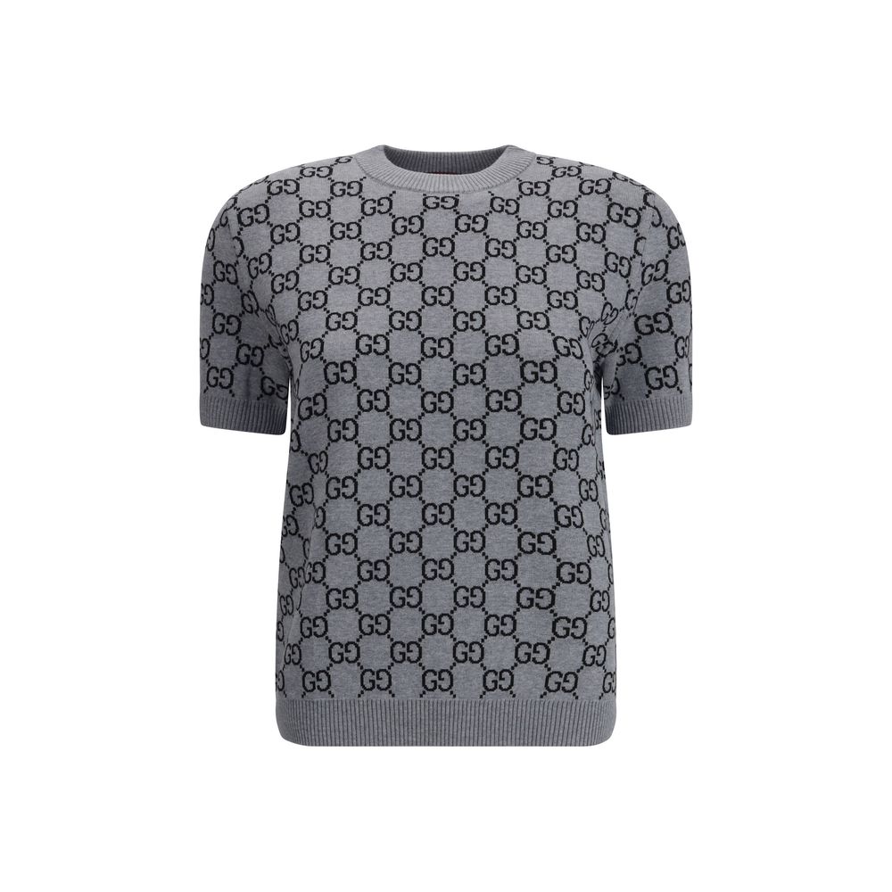 Pull Gucci à manches courtes multicolore