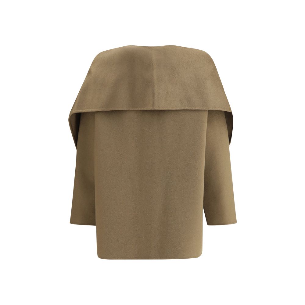 Manteau Dynamis Studio avec écharpe gris