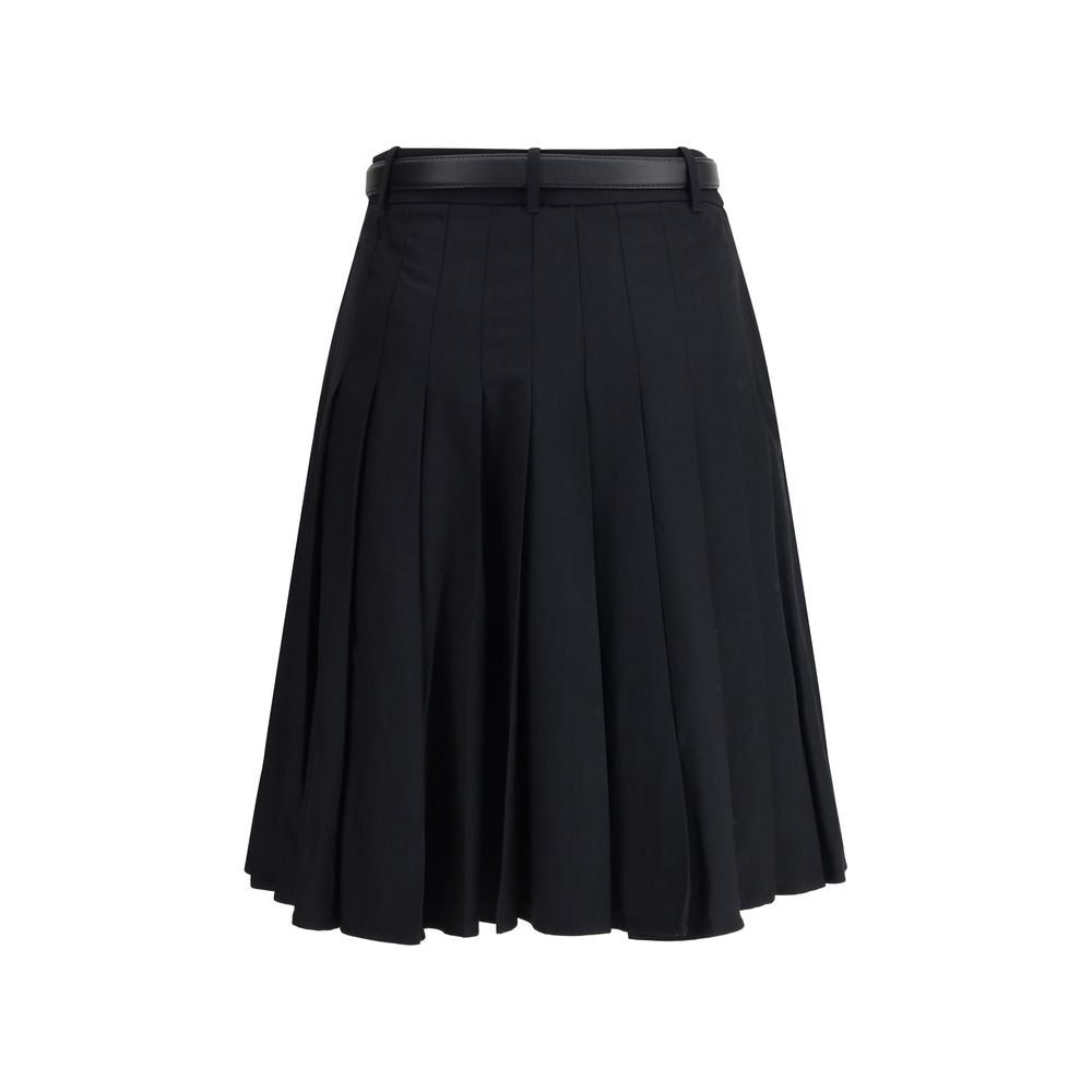 Jupe midi Self-Portrait noire
