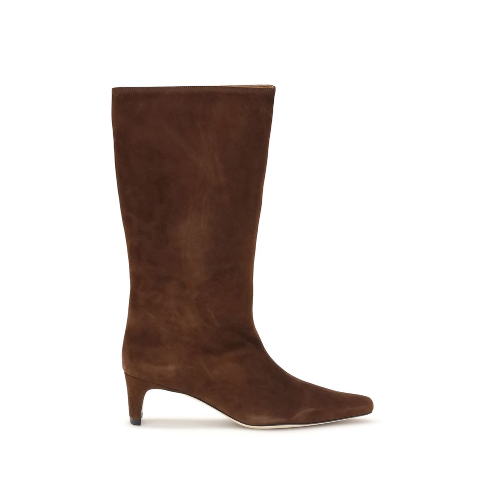 Bottines Staud Wally beiges
