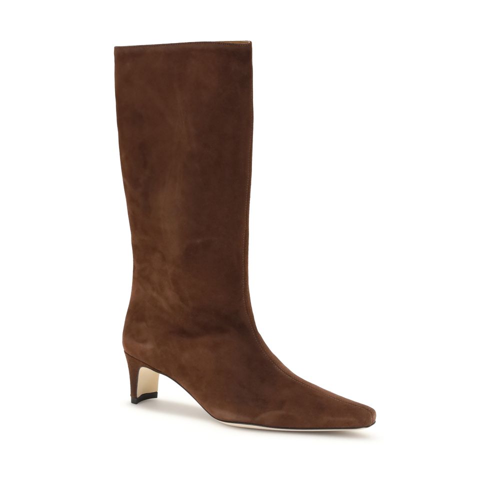 Bottines Staud Wally beiges