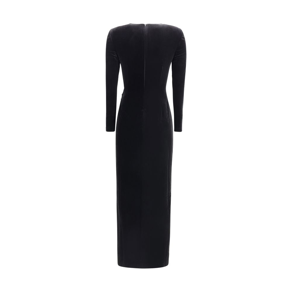 Robe midi Self-Portrait noire