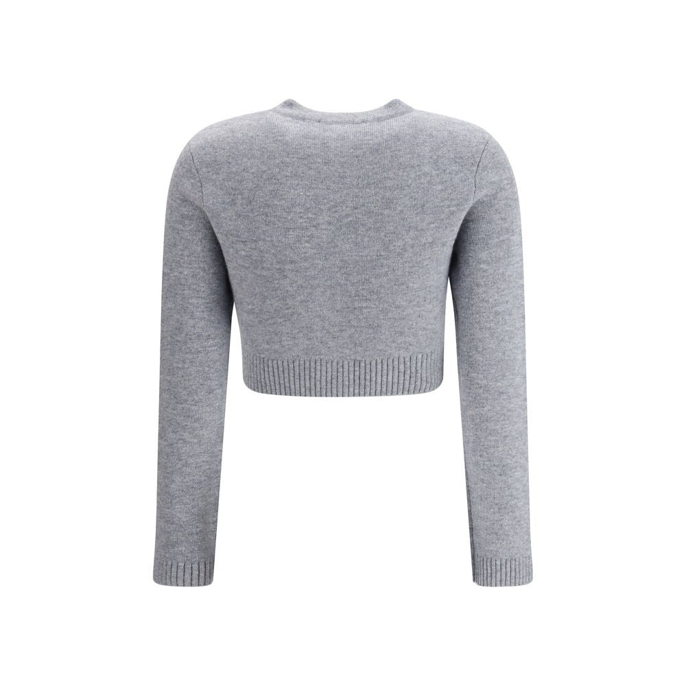 Cardigan Self-Portrait AW25 gris